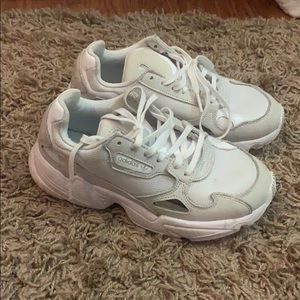 Triple White Adidas Falcons